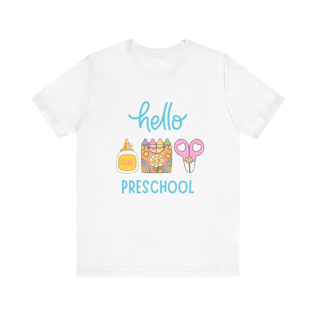 Hello Preschool Teacher Tee