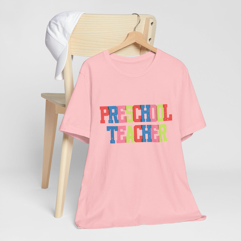 Colorful Preschool Teacher T-Shirt