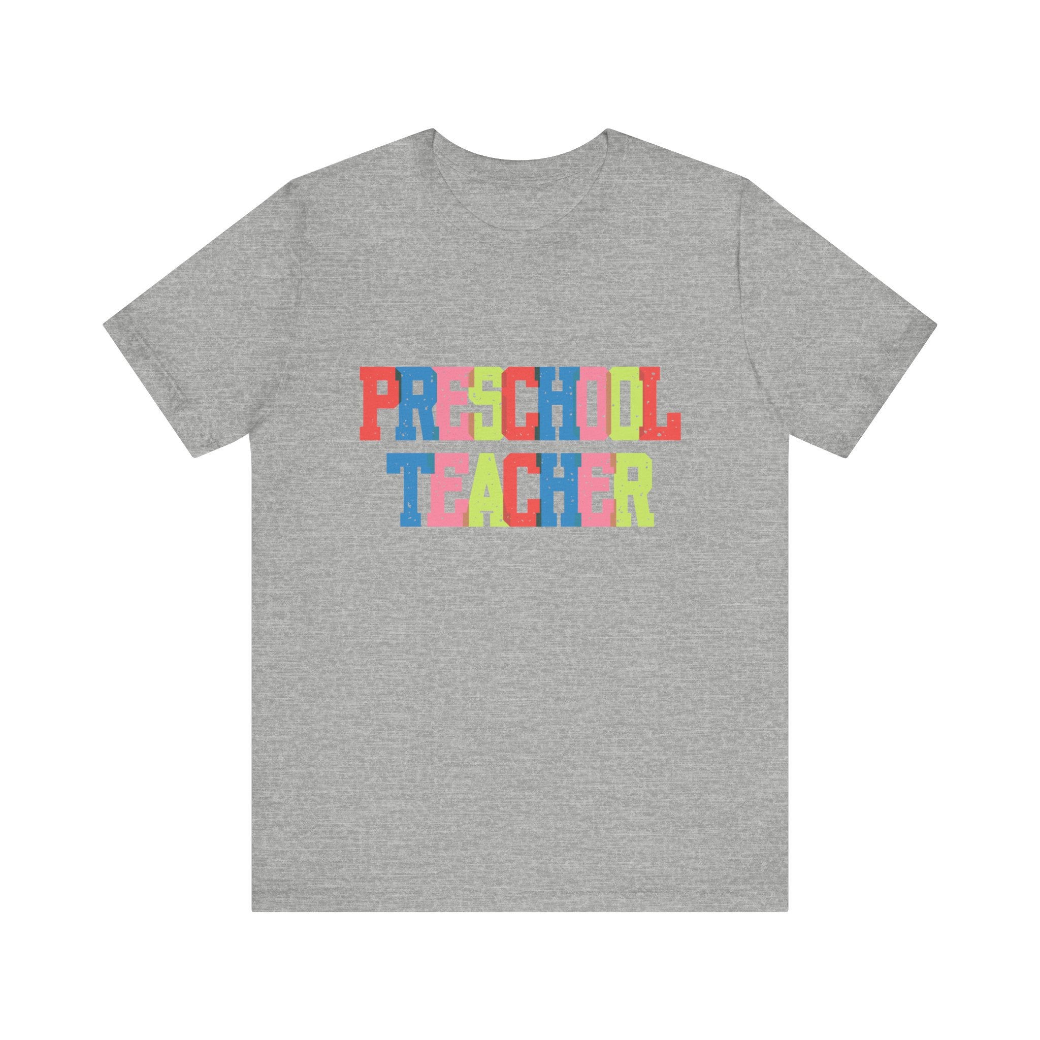 Colorful Preschool Teacher T-Shirt