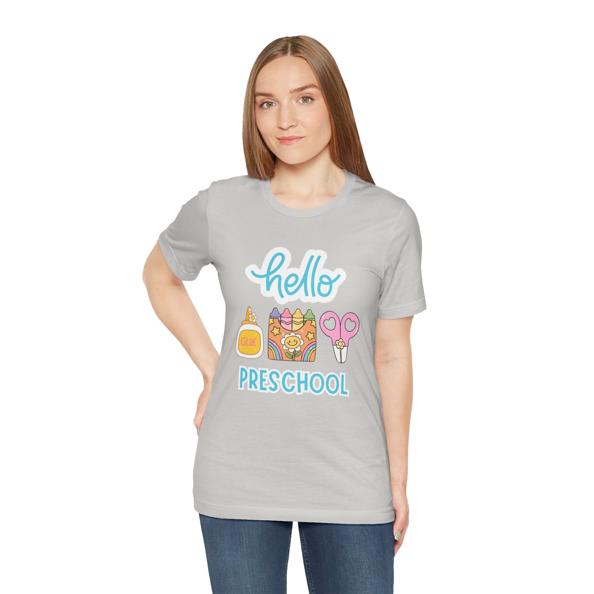 Hello Preschool Teacher Tee