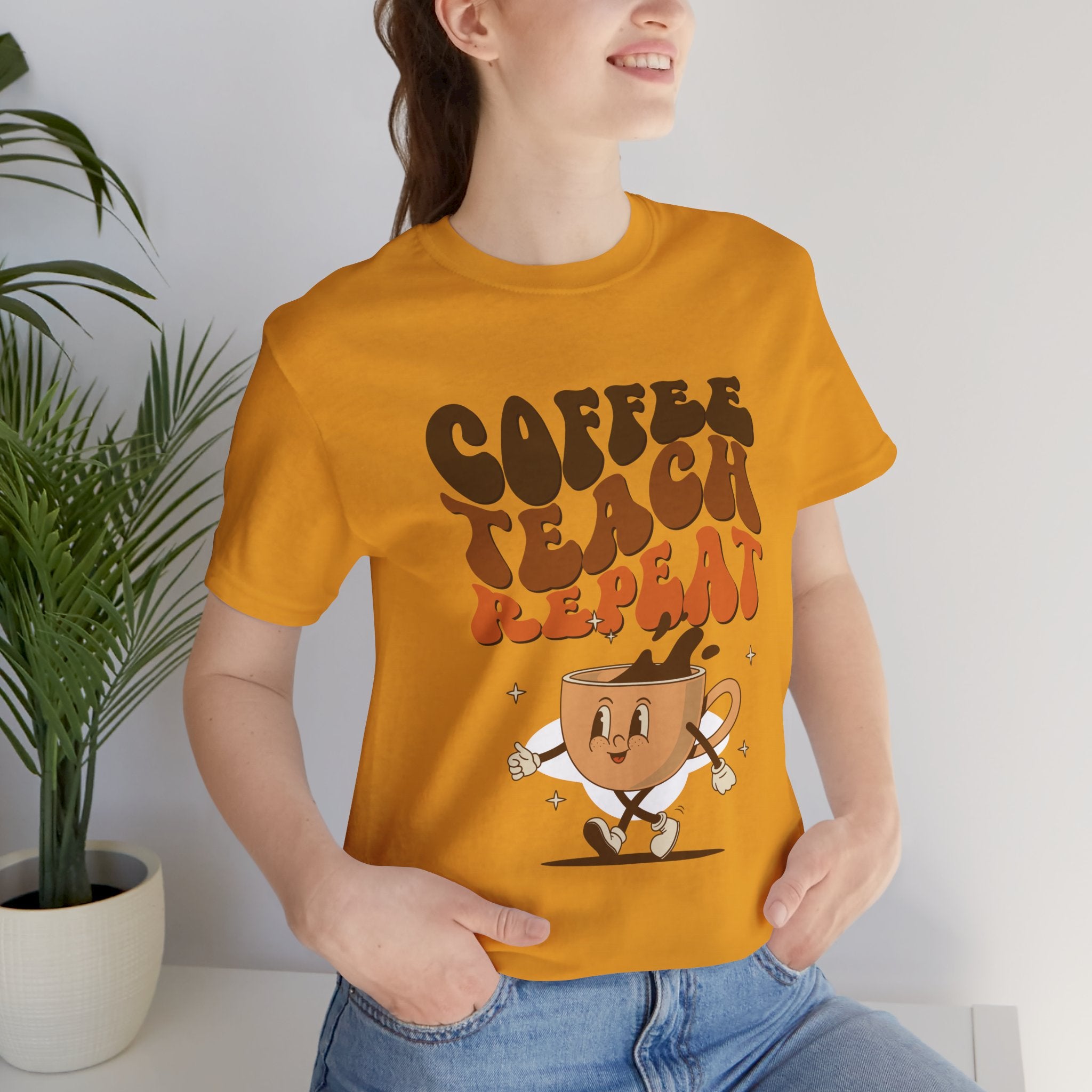 Coffee Teach Repeat T-shirt