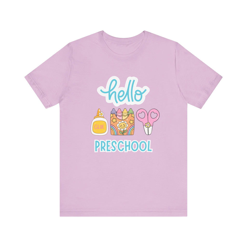 Hello Preschool Teacher Tee