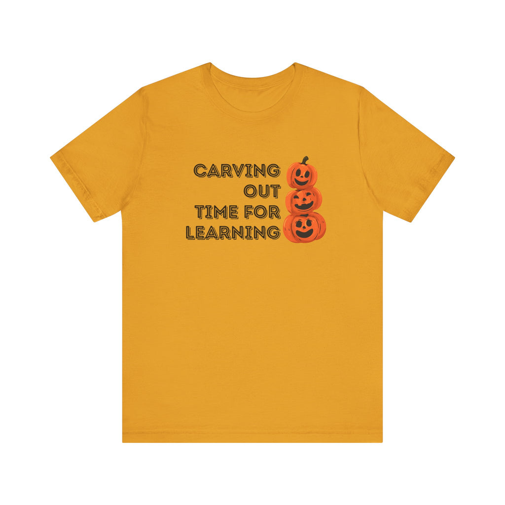 Halloween Learning Tee - Carving Out Time for Learning