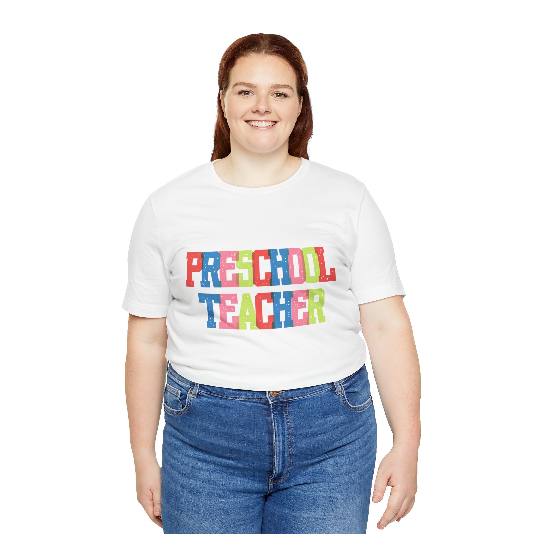 Colorful Preschool Teacher T-Shirt
