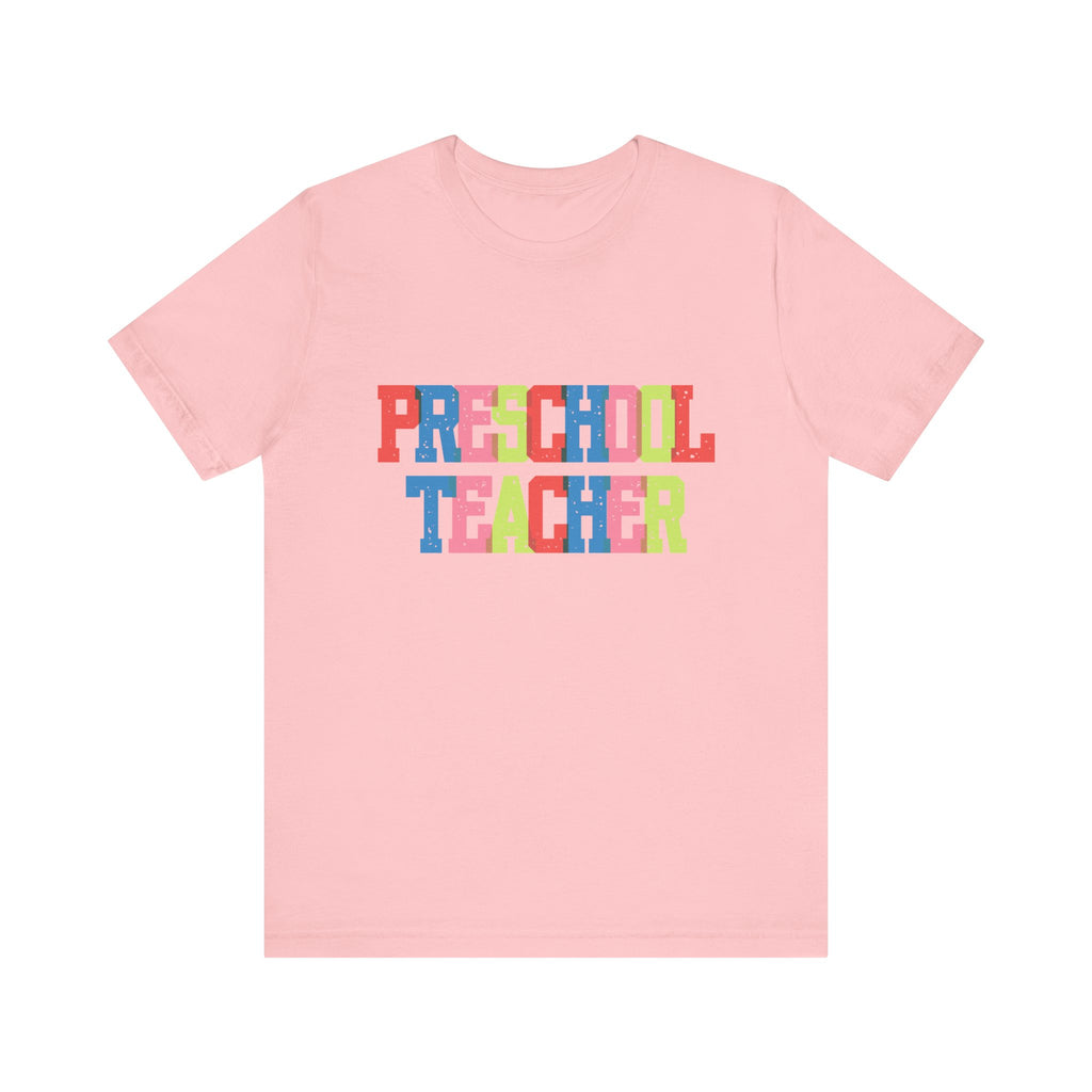 Colorful Preschool Teacher T-Shirt