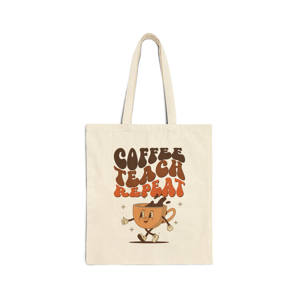 Coffee Teach Repeat Tote Bag