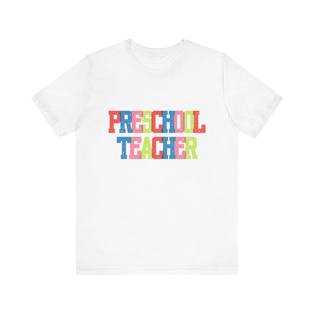 Colorful Preschool Teacher T-Shirt