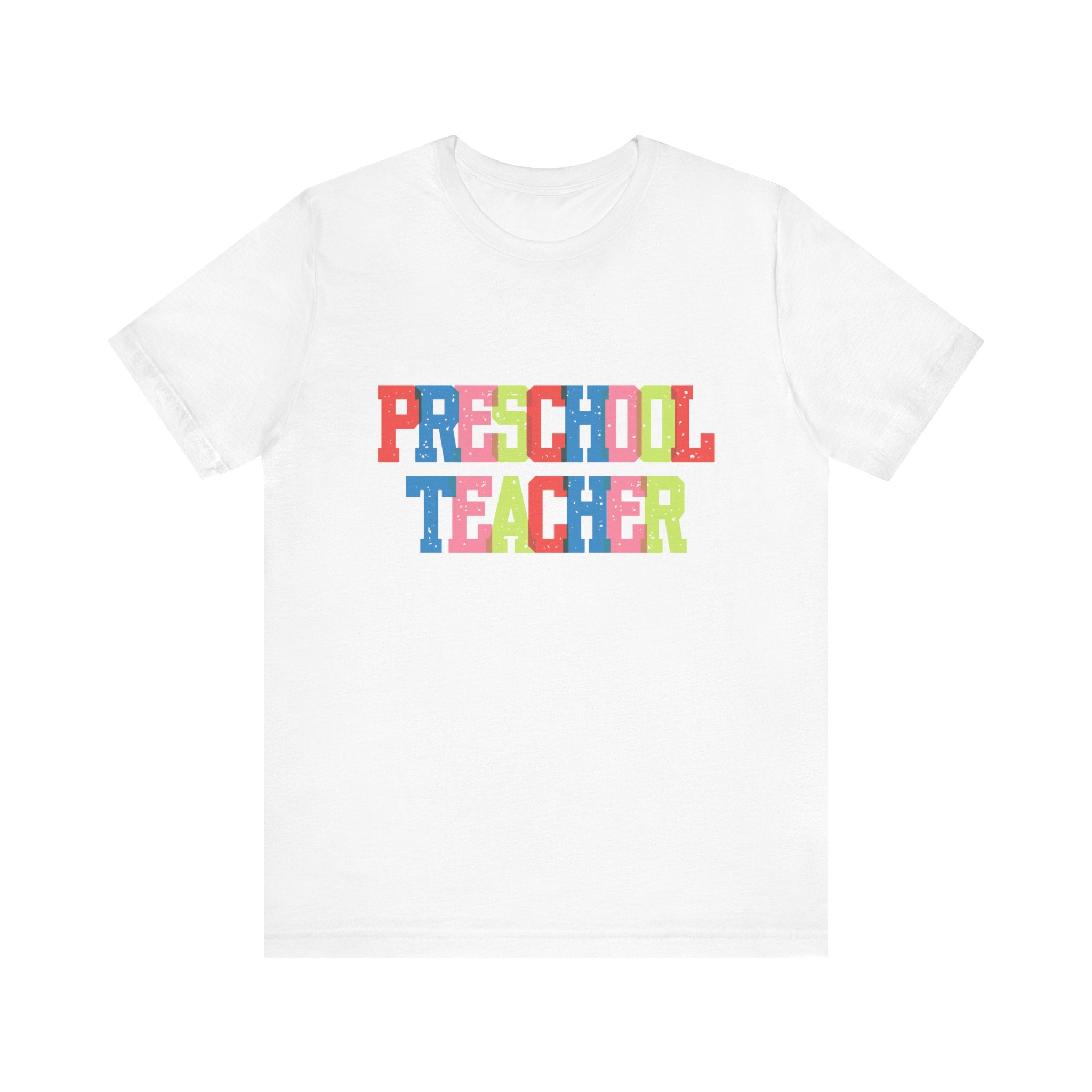 Colorful Preschool Teacher T-Shirt
