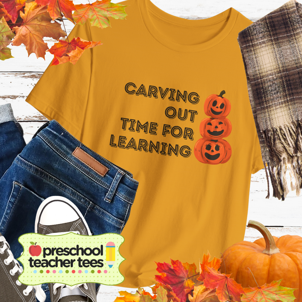 Halloween Learning Tee - Carving Out Time for Learning